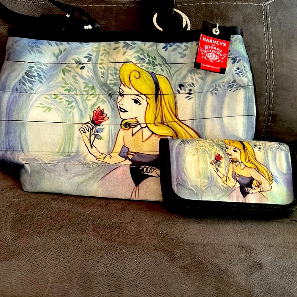 Harvey’s Sleeping Beauty purse with matching wallet